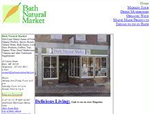 Tablet Screenshot of bathnaturalmarket.com